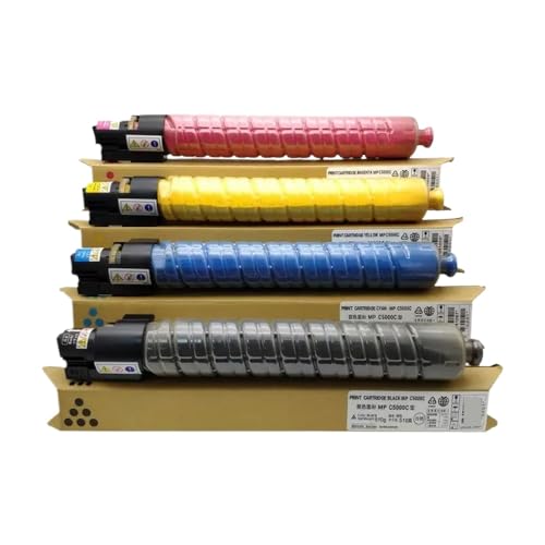 CbErFVK 1pcs kompatibel mit Tonerpatronen MPC5501 AFICIO MPC4501 MPC5501 MP C4501 C5501 Farbtonerpulver(C) von CbErFVK