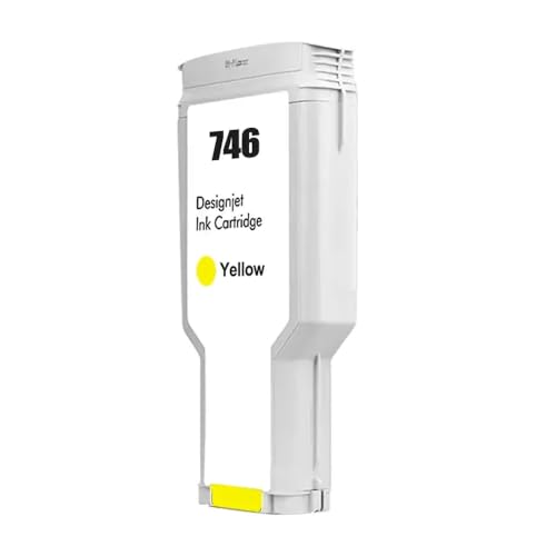 CbErFVK 300 ml kompatibel mit Farbkartuschen Designjet Z6 Z9 Drucker Modelle 746 746XL P2V82A P2V83A P2V80A P2V78A(746-Y) von CbErFVK