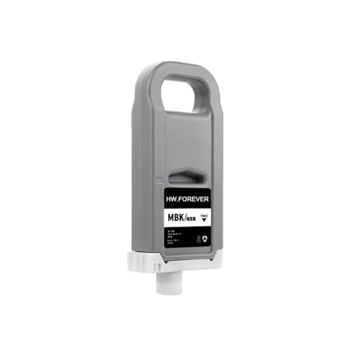 CbErFVK 700 ml kompatibel mit Tintenpatrone IPF 830 840 850 Drucker mit Pigmentfarbstoff -Tintenchip(707-MBK-Dye) von CbErFVK