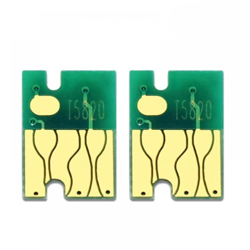 CbErFVK Kompatibel mit 2 oder 4 Pack T5820 Chip -Wartungspanzer Surecolor P800 SC P800 P807 Surelab D700 D870 DX100 Abfalltank(2PCS) von CbErFVK