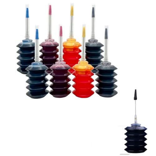 CbErFVK Kompatibel mit 301xl Tintenpatrone Deskjet 1000 1010 1012 1050 1055 1056 2050 Drucker 100 ml Farbstofftinte Kompatibel mit CISS -System(2set Ink) von CbErFVK