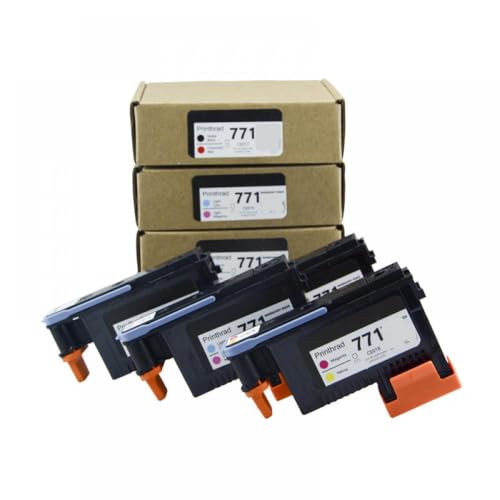CbErFVK Kompatibel mit Druckkopfersatz 771 DesignJet Z6200 CE017A CE018A CE019A CE020A(1 Set 4PCS) von CbErFVK