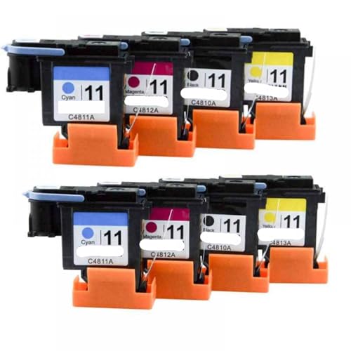 CbErFVK Kompatibel mit Druckkopfersatz -Designjet 70 100 110 500 510 500Ps C4810A C4811A C4812A C4813A Drucker(2 Set) von CbErFVK