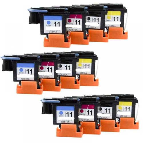 CbErFVK Kompatibel mit Druckkopfersatz -Designjet 70 100 110 500 510 500Ps C4810A C4811A C4812A C4813A Drucker(3 Set) von CbErFVK