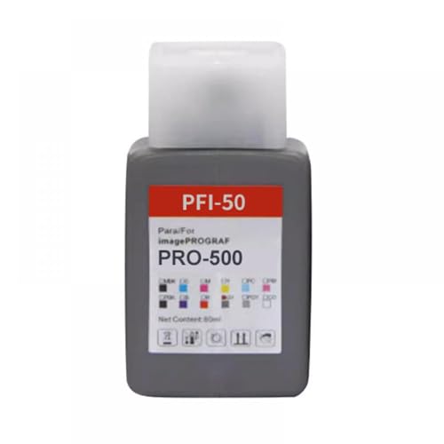 CbErFVK Kompatibel mit ImagePrograf Pro-500-Drucker-Chip-Chip-Option Dritter PFI-50-Tintenpatrone(PFI-50 NO Chip-PM) von CbErFVK