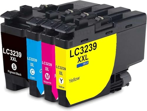 CbErFVK Kompatibel mit LC3239XL-Tintenpatronen-Ersatzdruckern MFC-J5945DW MFC-J6945DW MFC-J6947DW von CbErFVK