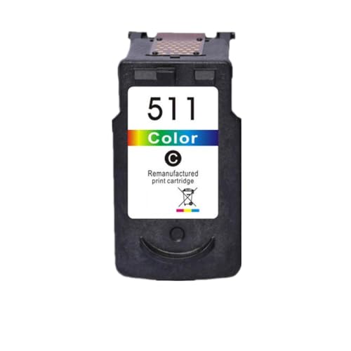 CbErFVK Kompatibel mit PG510 CL511 PG 510XL CL 511XL PG-510 Tintenpatrone IP2700 MP230 MP240 MP250 MP260 MP270 MP280(1 Color) von CbErFVK