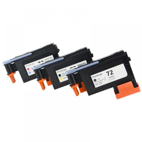CbErFVK Kompatibel mit PrinThead 72 C9380A C9383A C9384A T770 T790 T1120 T1200 T1300 T620 T610 T1100 T2300 Drucker erneuert(1Set) von CbErFVK