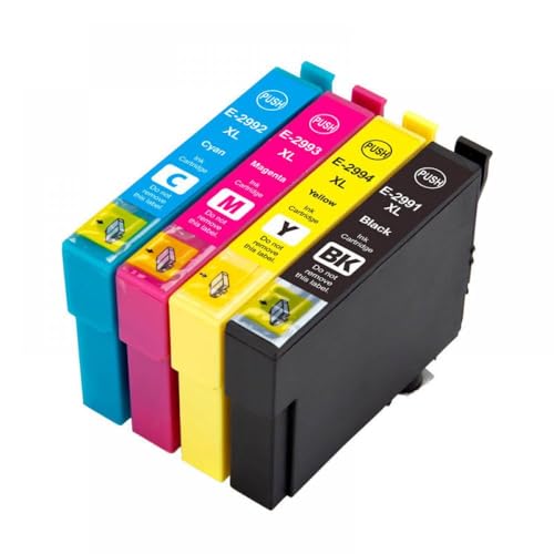 CbErFVK Kompatibel mit T2991 29XL Tintenpatronen verschiedener Drucker, einschließlich XP255 XP257 XP332 XP335 XP342 XP235 XP245 XP247(4pcs 1set) von CbErFVK