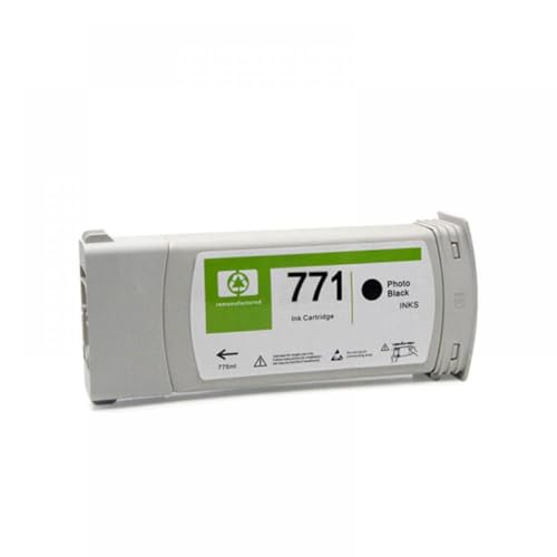 CbErFVK Kompatibel mit Tintenpatrone 771 DesignJet Z6200 Z6800 Z6600 Z6100 Printer PLIDTER(PBK) von CbErFVK
