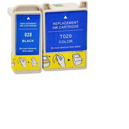CbErFVK Kompatibel mit Tintenpatrone T028 T029 Stylus C-60 C61 CX3100(2 Set 4 PCS) von CbErFVK