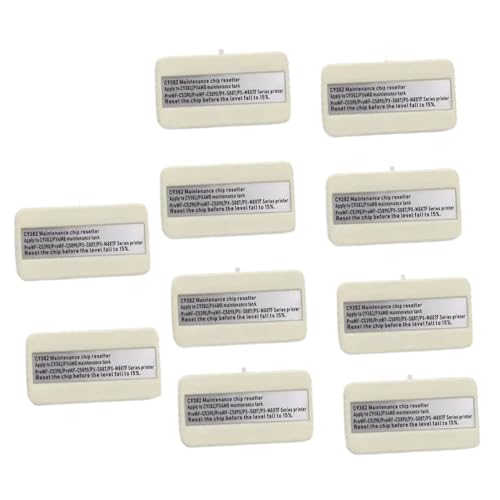 CbErFVK Kompatibel mit Wartungsbox-Chip-Decoder WF-C5890 WF-C5390 PX-S887 PX-M887F-Seriendruckern(10Pcs) von CbErFVK