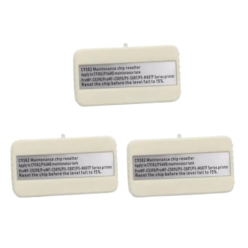 CbErFVK Kompatibel mit Wartungsbox-Chip-Decoder WF-C5890 WF-C5390 PX-S887 PX-M887F-Seriendruckern(3Pcs) von CbErFVK
