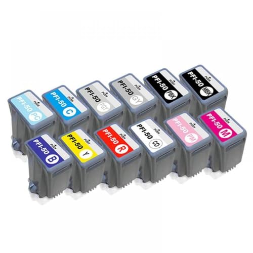 CbErFVK Kompatibel mit dem Tintenpatronen-Ersatzset MAGE PROGRAF PRO-500, 12er-Pack von CbErFVK