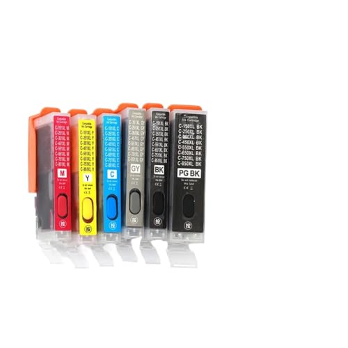 CbErFVK Kompatibel mit dem Tintenpatronenset MG5400 Serie PGI-150 PGI-250 PGI-350 PGI-450 PGI-550 PGI-650 PGI-750 PGI-850(6colos-10set) von CbErFVK