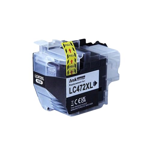 CbErFVK Kompatibel mit den Farbtintenpatronen LC472XL LC472 mit Kapazität MFC-J2340DW MFC-J3540DW MFC-J3940DW(1pcs Black) von CbErFVK