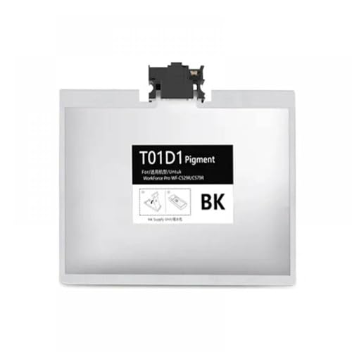 CbErFVK Kompatibel mit der Pigmenttintenpatrone T01D1 T01D2 T01D3 T01D4 Workforce Pro WF-C529RDTW WF-C579RD2TWF WF-C579RD0TWF Drucker(T01D1 - Black) von CbErFVK