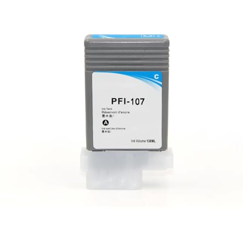 CbErFVK Kompatibel mit der Tintenpatrone PFI-107 IPF670 IPF680 IPF685 IPF770 IPF780 IPF785 Farbdrucker(C) von CbErFVK