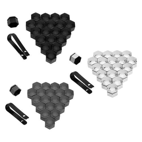 Für Alfa Romeo Stelvio 2017 2018 2019 2020 2021 2022,20pcs universal 17mm/19mm/21mm Auto Rad Mutter Abdeckung Bolzen Kappe von CcacHe