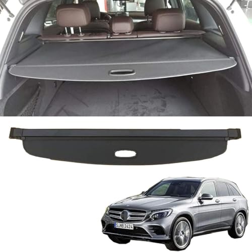 CccByaaa1 Auto Ausziehbar Kofferraum Rollo für Benz GLC X253 GLC200 260 300 350 2015-2021,Schattenschutz PrivatsphäRe Vorhang. von CccByaaa1