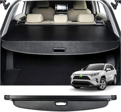 CccByaaa1 Auto Ausziehbar Kofferraum Rollo für RAV4 2019 2020 2021 2022,Schattenschutz PrivatsphäRe Vorhang. von CccByaaa1