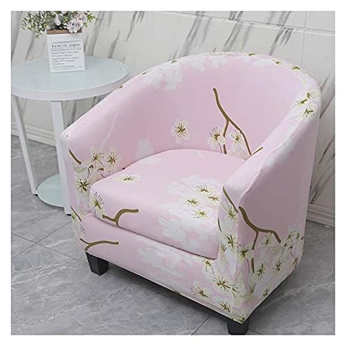 Ccipotatoo 2 Stück Tub Chair Covers with Cushion Cover, Stretch Sofa Couch Slipcover Removable Club Chair Schonbezüge, Sessel-Möbelschutz für Wohnzimmer, (M) von Ccipotatoo
