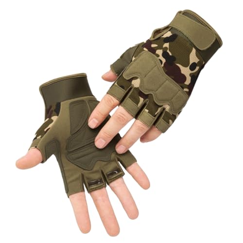 Fahrradhandschuhe für Kinder Jungen Mädchen 8-16 Jahre Halbfinger Handschuhe Fingerlose Fahrradhandschuhe Kletterhandschuhe Skatehandschuh für Klettergerüst Fahrrad Skater Roller Outdoor-Sportarten von Ccomage