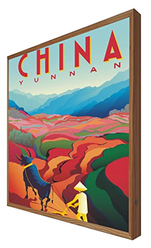 Ccretroiluminados Vintage Hintergrundbeleuchtetes Poster China: Reise-Serie von CCRETROILUMINADOS