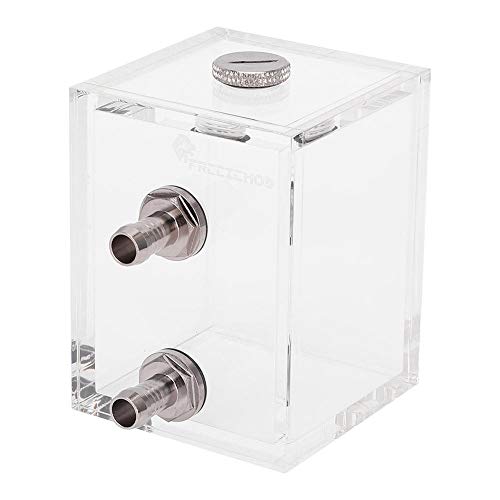 Computer Wassergekühlter Tank, 200 ml volltransparenter Acryl Wasserkühltank, DIY PC Wassertank Zubehör von CCYLEZ