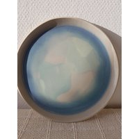 Blaue Teller Für Besondere Gelegenheiten Dessert, Kuchen, Frühstück Oder Abendbrotteller Und Zum Täglichen Gebrauch Geeignet von CeSACeramica