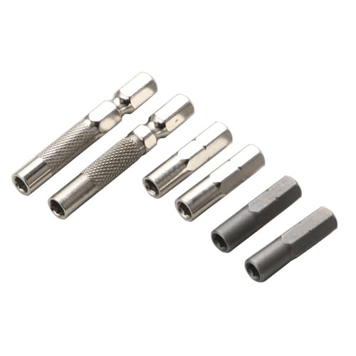 6pcs Hexagonaler Schraubendrehereinsätze 1/4 Bis 4 Mm Bitadapter Für Präzise Und Haltbarkeit Bei Verschiedenen Wartungsaufgaben Sechskantschraubendreheradapter von CeaBulo