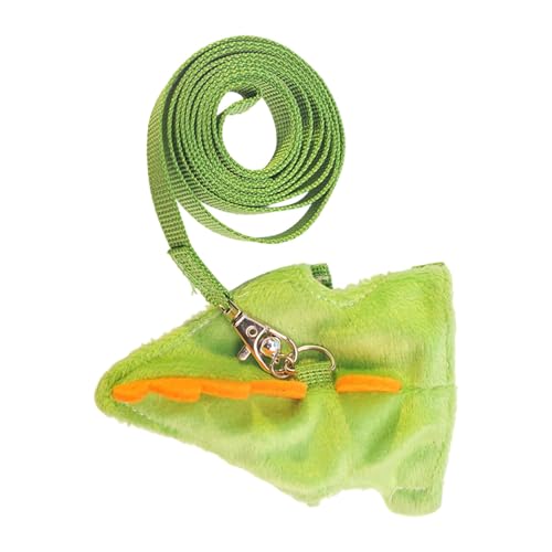 CeaBulo Bequemer Flanellkabelbaum Und Leinen Set Weste Für Kleine Haustiere Wie Welpen Und Kätzchen Flanell Pet Weste von CeaBulo