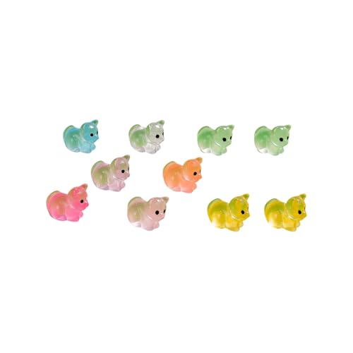 CeaBulo 10pcs Miniatur Leuchtend Kätzchen Vielseitige Harz Dekore Für Gärtenpuppenhäuser Und Machen Selbst Projizieren Bunte Harztiere Miniaturen CeaBulo 10pcs Miniatur Leuchtend Kätzchen Vielseitige Harz Dekore Für Gärtenpuppenhäuser Und Machen Selbst Projizieren Bunte Harztiere Miniaturen von CeaBulo