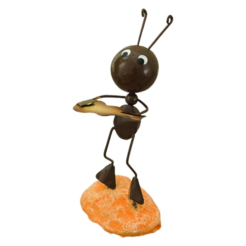 CeaBulo Dekorative Eisen Ants Statue Skulptur Einfach Installieren Sie Patios Dekore Für Farneunterstützung Und Gartenverzierung Eisen Ants Pflanzenstütze Steck von CeaBulo