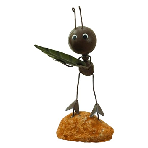 CeaBulo Dekorative Eisen Ants Statue Skulptur Einfach Installieren Sie Patios Dekore Für Farneunterstützung Und Gartenverzierung Eisen Ants Pflanzenstütze Steck von CeaBulo