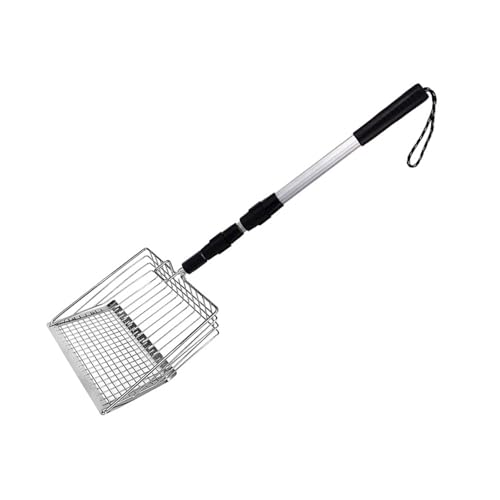 CeaBulo Einziehbare Katzen Müll Schaufel Flexible Ergonomisches Design Sifter Effizienter Hühner Coops Strand Reinigungswerkzeug Sieben Katzen Wurfreiniger Tool von CeaBulo
