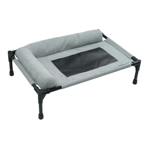 CeaBulo Hochgezogene Hundebettkühlung Freien Mit Kissen Atmungsaktivem Netzkauen Widerstandsfähiger Waschbarer Hängematte Für Kleine Bis Mittlere Hund Atmungsaktiv CeaBulo Hochgezogene Hundebettkühlung Freien Mit Kissen Atmungsaktivem Netzkauen Widerstandsfähiger Waschbarer Hängematte Für Kleine Bis Mittlere Hund Atmungsaktiv von CeaBulo