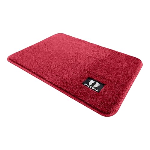 CeaBulo Maschinenwaschbar Weiche Badmatten Nonslip Shaggys Teppich Absorbierende Mikrofaser Teppiche Für Badezimmerboden 50x80 cm von CeaBulo