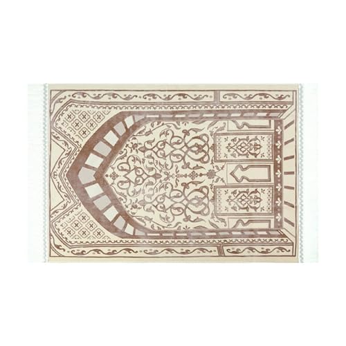 CeaBulo Muslime Gebetsdecke 70x110 cm Tragbarer Teppich Weich Dicke Muslime Gebetsteppiche Große Ramadans Geschenke Muslime Gebet Matten von CeaBulo