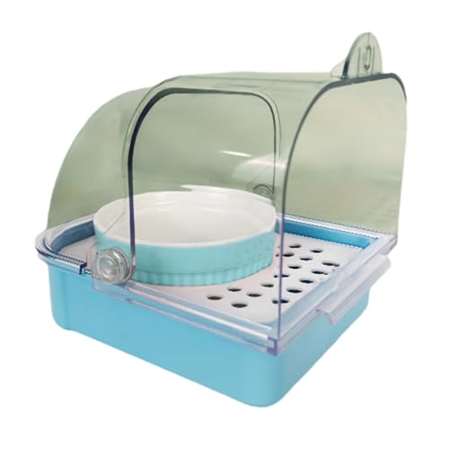 CeaBulo Papageienbadewanne Haustier Vogelbad Badewanne Papagei Duschbox Klares Baden Großkapazität Multifunktionales Bad Flucht Proof Vogelhäuschen CeaBulo Papageienbadewanne Haustier Vogelbad Badewanne Papagei Duschbox Klares Baden Großkapazität Multifunktionales Bad Flucht Proof Vogelhäuschen von CeaBulo