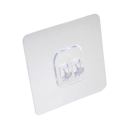 CeaBulo Unsichtbare Wandhaken Nahtloses Design Starker Klebstoff wasserdichte Wandbügel Geeignet Für Küchenbadezimmer Schlafzimmer von CeaBulo