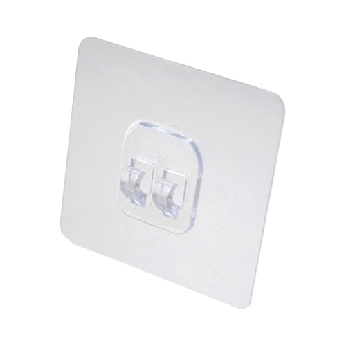 CeaBulo Unsichtbare Wandhaken Nahtloses Design Starker Klebstoff wasserdichte Wandbügel Geeignet Für Küchenbadezimmer Schlafzimmer von CeaBulo
