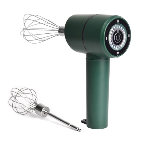 Drahtloser Elektrischer Handmixer Zum Backen Von Nicht Raus Stahl Whiskeln Multi Geschwindigkeit Einstellbares Praktisches Design Küchenwerkzeug Tragbares ABS Backwerkzeug von CeaBulo