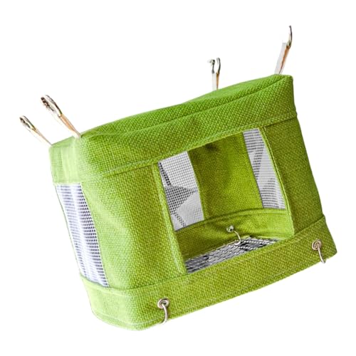 CeaBulo Papageien Schwingen Atmungsaktive Hängematte Barsch Vogelhause Vogel Stand Käfig Spielzeug Nest Hängematte Atmungsaktiv von CeaBulo