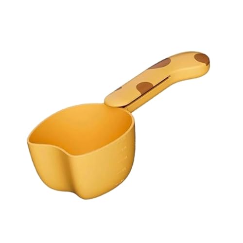 Schöne Katzen Design Kitchens Tool Kombinieren Löffel Und Clipkörner Schaufelwerkzeug Ideal Für Haustiernahrung Und Körner Aufbewahrung von CeaBulo