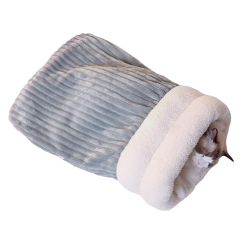 CeaBulo Winter Warme Katzen Schlafsack Große Haustierbetthöhle Für Innenwärme Bequeme Ruhetasche Mit Verdickten Linern Warme Höhle CeaBulo Winter Warme Katzen Schlafsack Große Haustierbetthöhle Für Innenwärme Bequeme Ruhetasche Mit Verdickten Linern Warme Höhle von CeaBulo