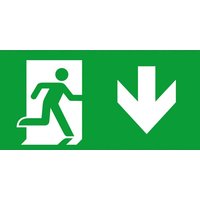 Ceag Notlichtsysteme Piktogramm f. Atlantic D Pfeil unten 155-000-213 von Ceag Notlichtsysteme