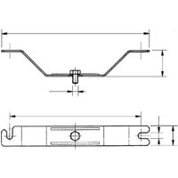 Ceag Sicherheitst. Deckenbügel zu eLLK 92 D92 Ceag Sicherheitst. Deckenbügel zu eLLK 92 D92 von Ceag Notlichtsysteme