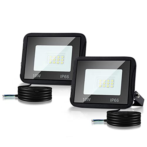 Cecaylie 2er 10W LED Strahler Außen, LED Fluter 3000K Warmweiß 900LM LED Scheiwerfer IP66 Wasserdicht LED Flutlicht Außenstrahler Außenleuchte für Werkstatt Garage Garten Cecaylie 2er 10W LED Strahler Außen, LED Fluter 3000K Warmweiß 900LM LED Scheiwerfer IP66 Wasserdicht LED Flutlicht Außenstrahler Außenleuchte für Werkstatt Garage Garten von Cecaylie