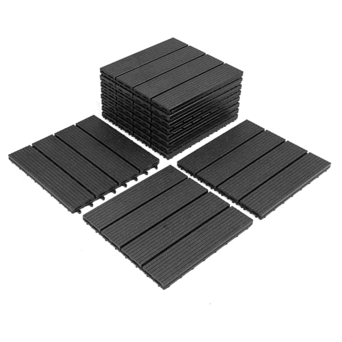 Cecaylie 33er Pack WPC Terrassenfliese,Holzfliesen 30x30 cm - 3 m² .Ideal für den Außenbereich Klickfliesen für Balkon, Garten & Terrasse | einfach, schnell & praktisch verlegt Cecaylie 33er Pack WPC Terrassenfliese,Holzfliesen 30x30 cm - 3 m² .Ideal für den Außenbereich Klickfliesen für Balkon, Garten & Terrasse | einfach, schnell & praktisch verlegt von Cecaylie